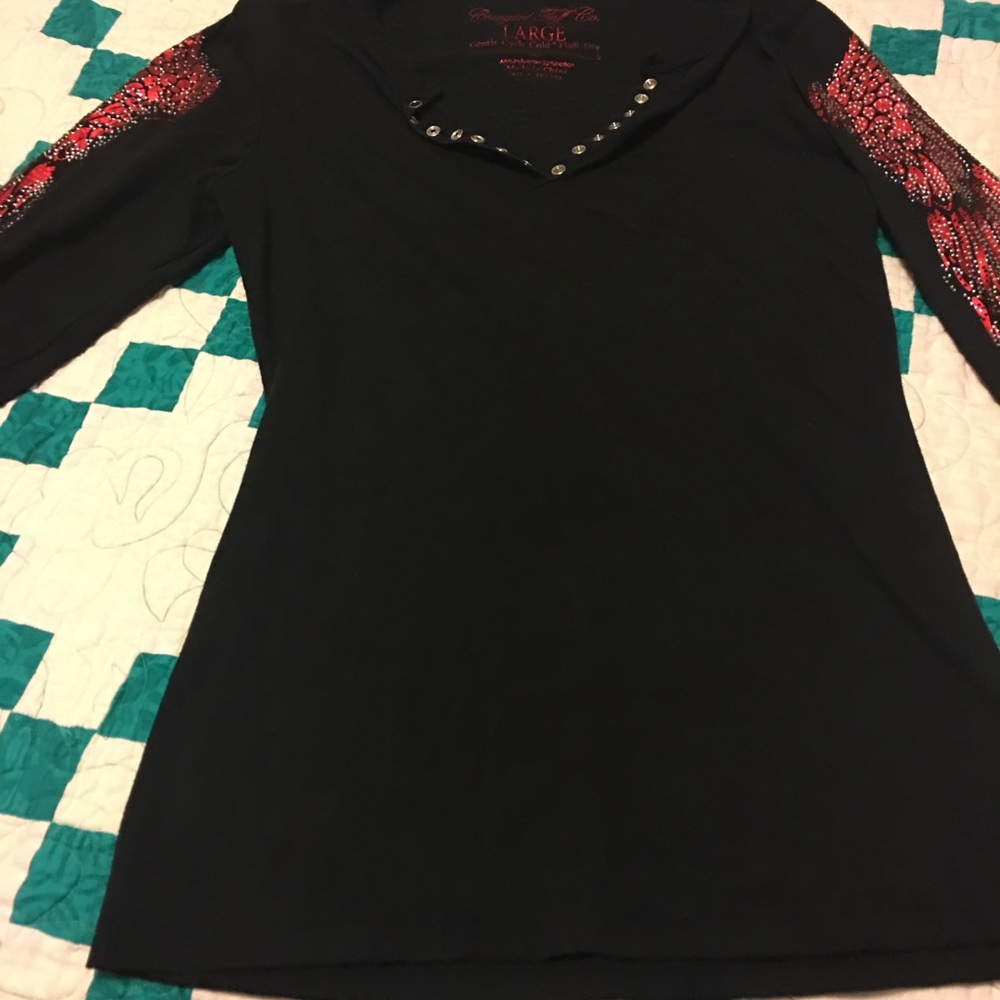 Burn out long sleeve